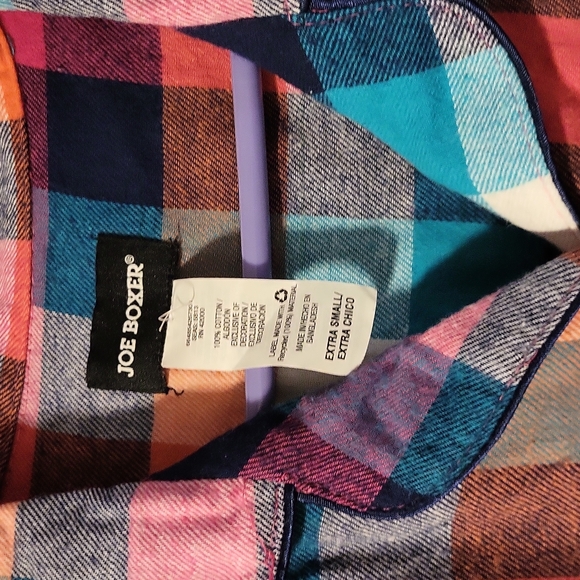 Women's Flannel PJ Top - Picture 2 of 3